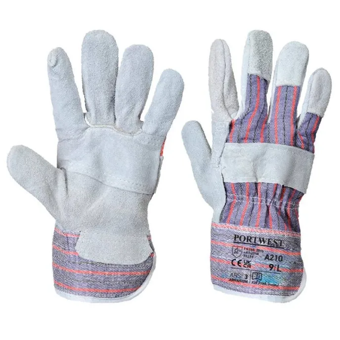 12 Paia - Guanti da Lavoro Canadian Rigger - A210 Portwest