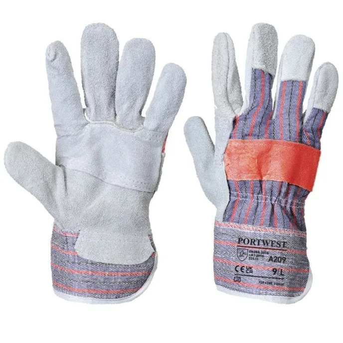 12 Paia - Guanti da Lavoro Classic Canadian Rigger - A209 Portwest