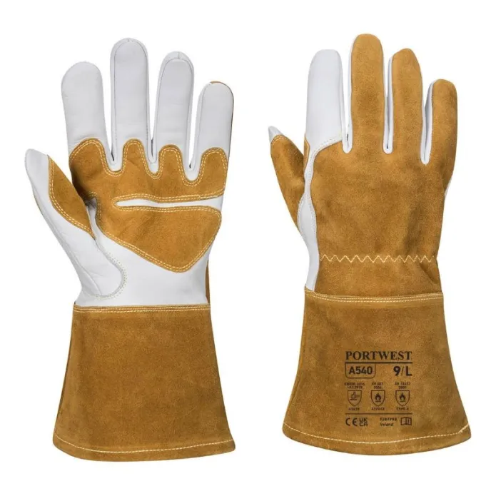 6 Paia - Guanti da Lavoro saldatura Ultra - A540 Portwest
