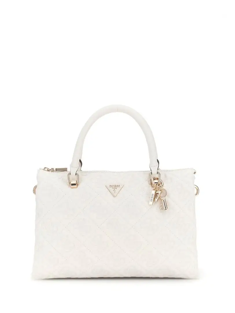 ADELASIA MULTI COMP SATCHEL Bianco