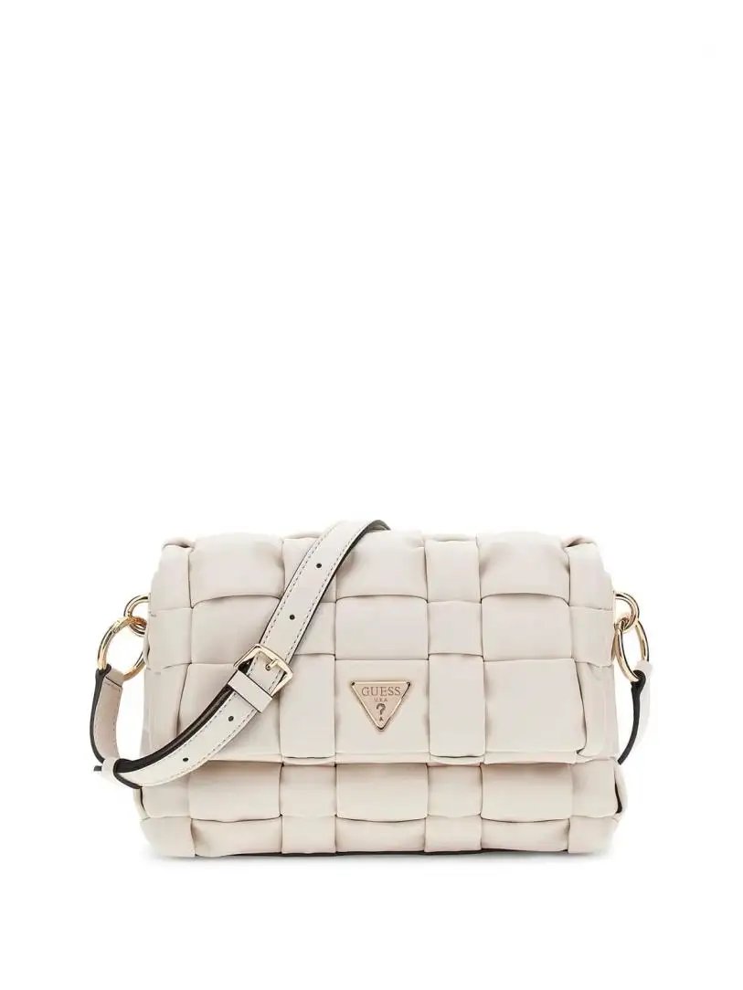 MARION FLAP SHOULDER BAG Beige