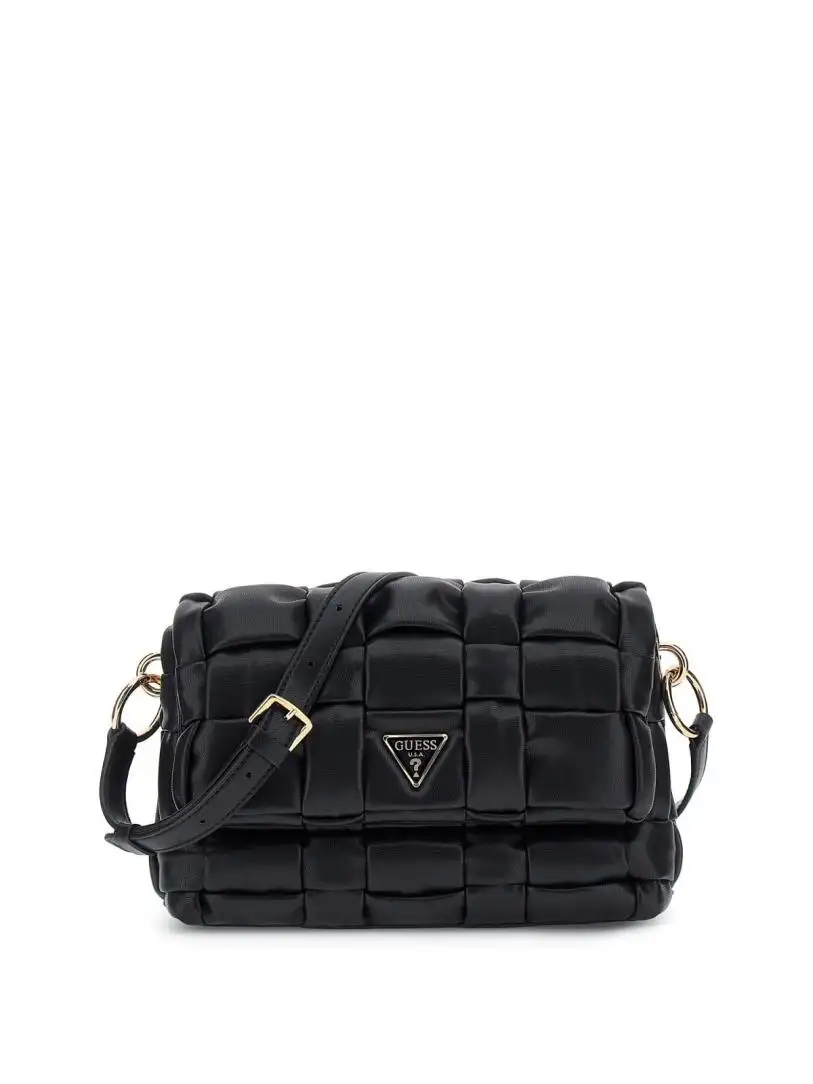 MARION FLAP SHOULDER BAG Nero