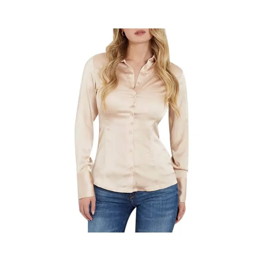Camicia Donna in raso tinta unita