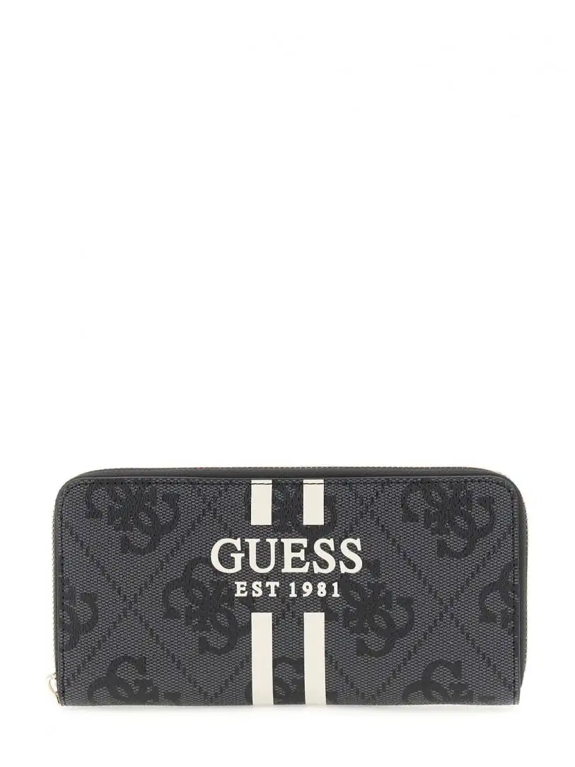 LAUREL II SLG LARGE ZIP AROUND Nero