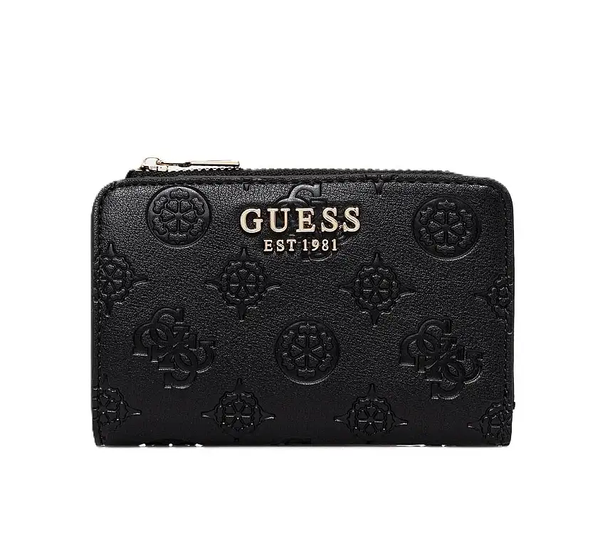 PHOEBE SLG ZIP ARND CARD CASE Nero