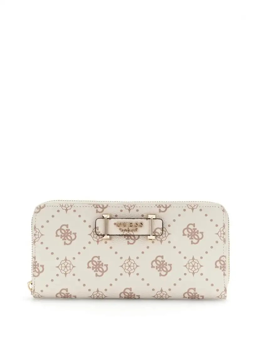 SILIA SLG LARGE ZIP AROUND Beige