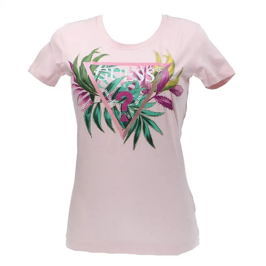 CN SS LEAF TRIANGLE TEE Rosa