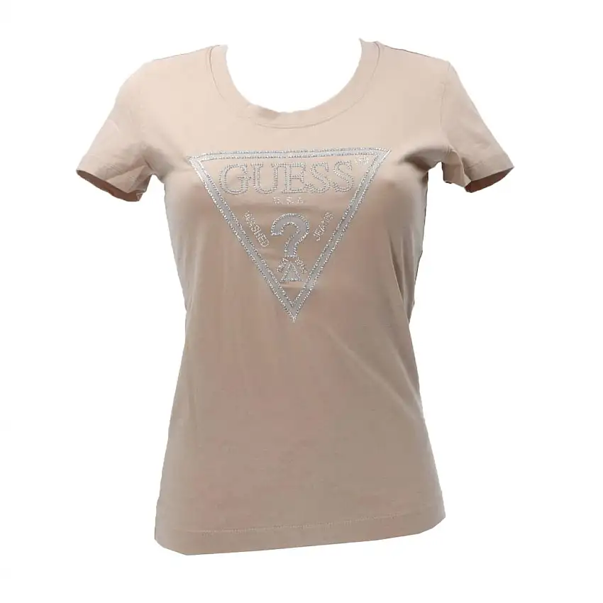 SS CN SHINY TRIANGLE TEE Beige