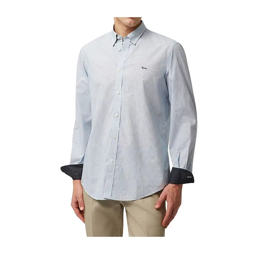 Camicia Uomo con fantasia micro