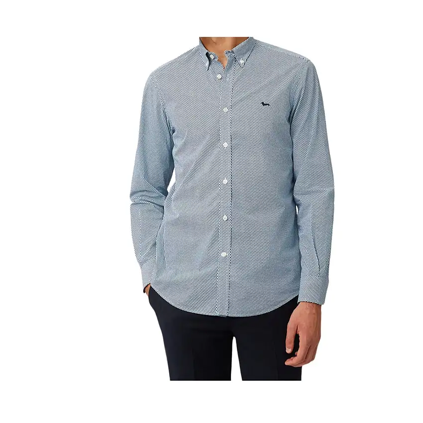 Camicia Uomo con motivo geometrico