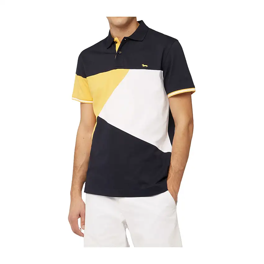 Polo Uomo Color Block