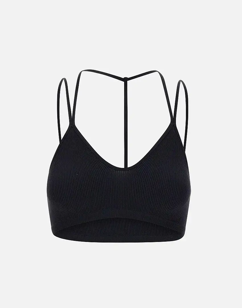 "Ribbed jersey bralette" 50239329