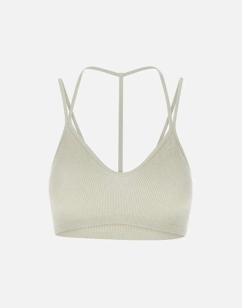 "Ribbed jersey bralette" 53194936
