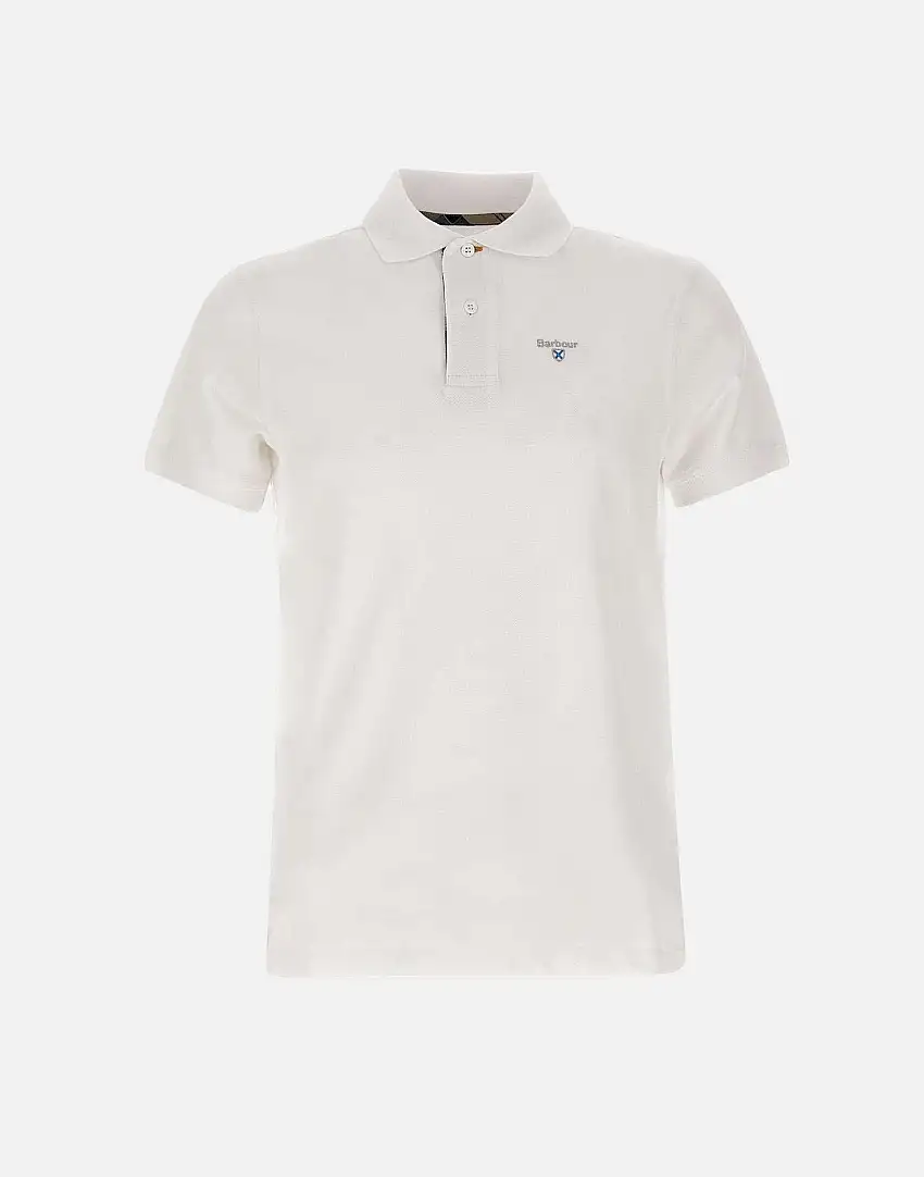 Tartan Pique cotton polo shirt 99029924
