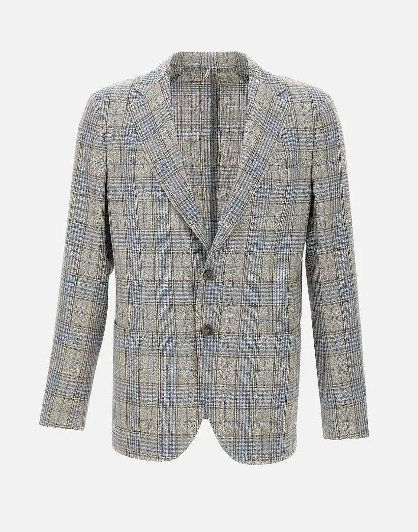 Blazer in lana e seta 11313315