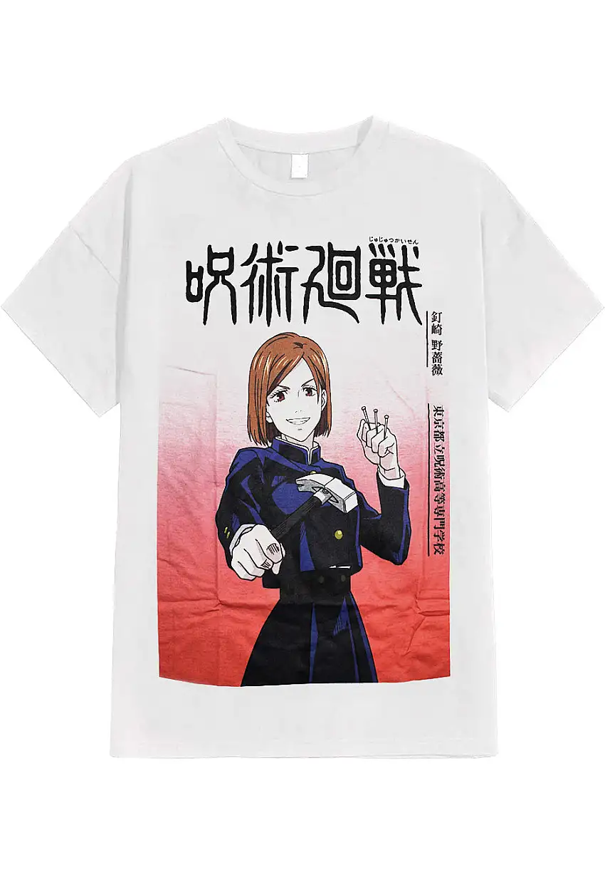 Jujutsu Kaisen - Nobara Ombre White - T-Shirt