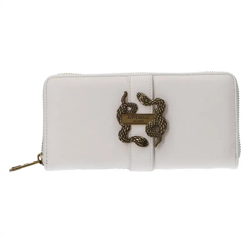 JC A _ ICONIC SNAKES - STYLE 12 WALLET Bianco