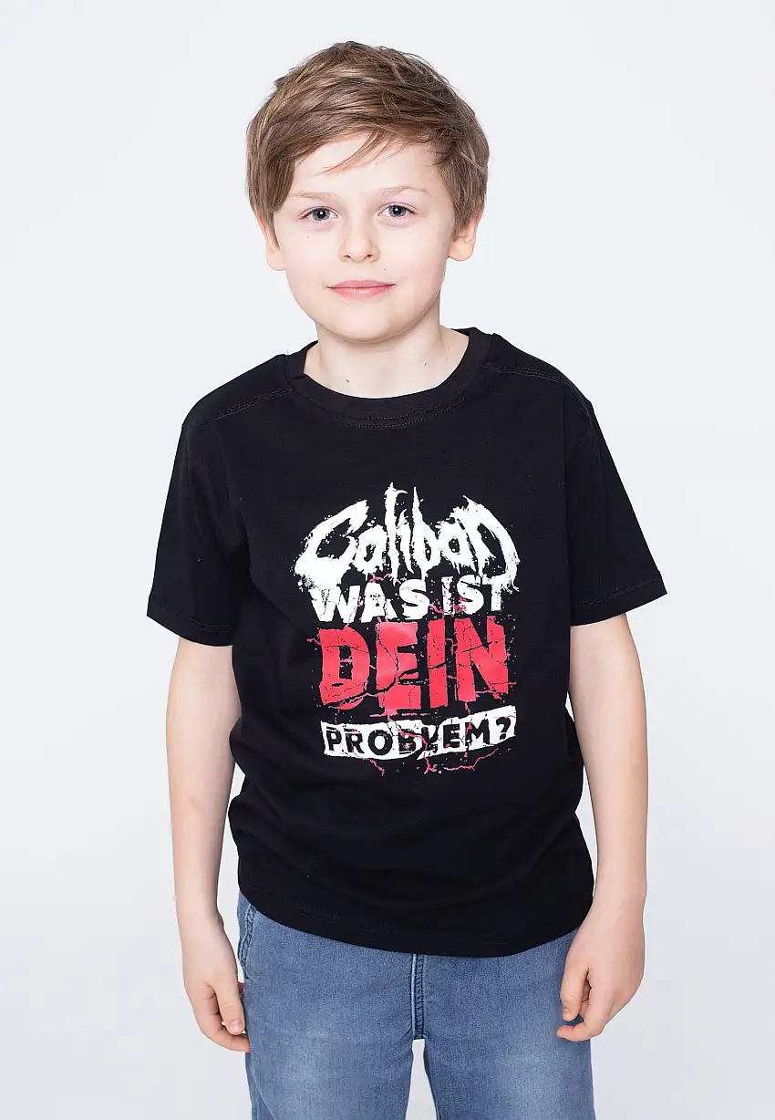 Caliban - Was ist dein Problem? Kids Black/White - T-Shirt