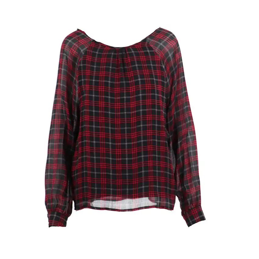 Blusa Donna con fantasia Check