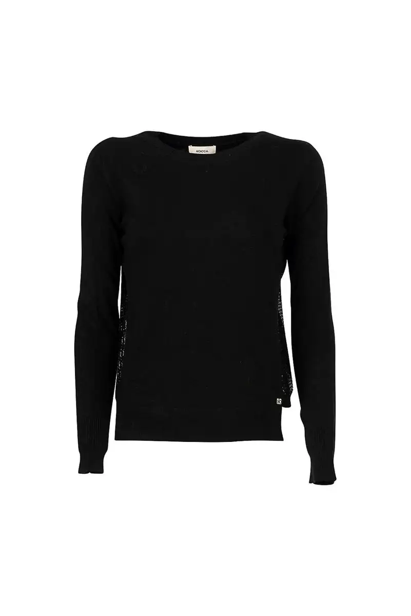 Maglia Donna girocollo con paillettes laterali
