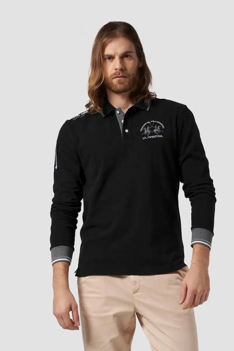 Polo Uomo SMP300JS005 Pistagna Rigata