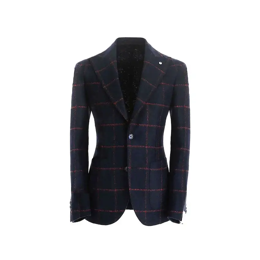 Giacca Uomo con fantasia finestrata