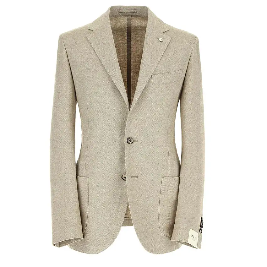 Giacca Uomo un petto gabardina