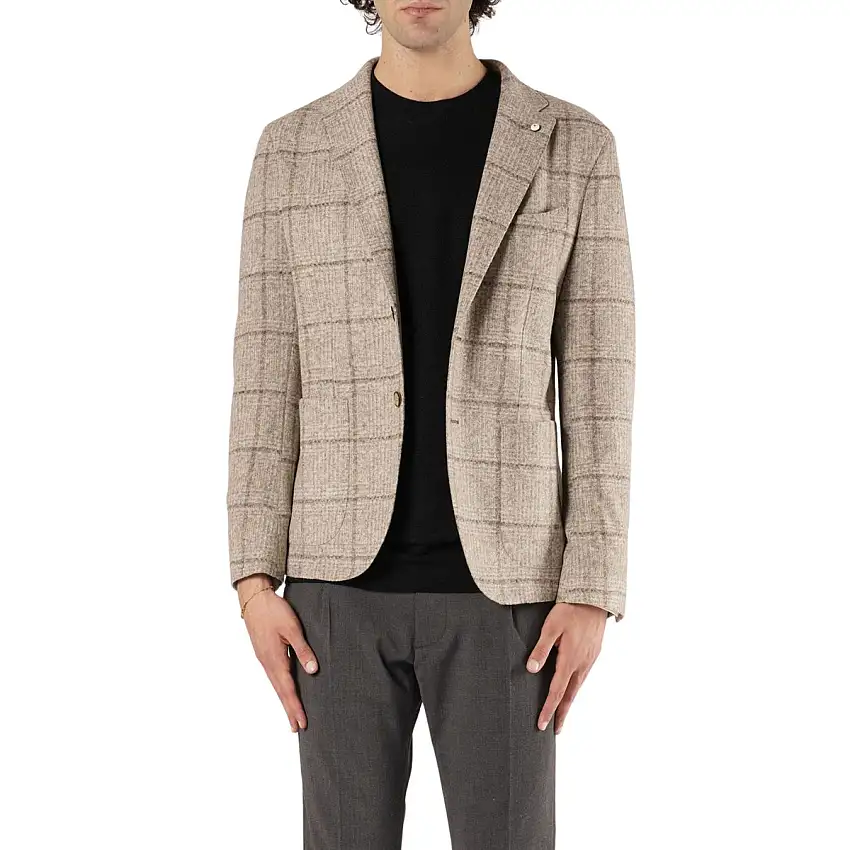 Giacca Uomo Jack monopetto in misto lana