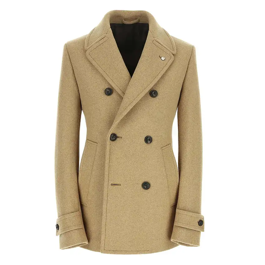 Peacoat Uomo con bottoni e tasche