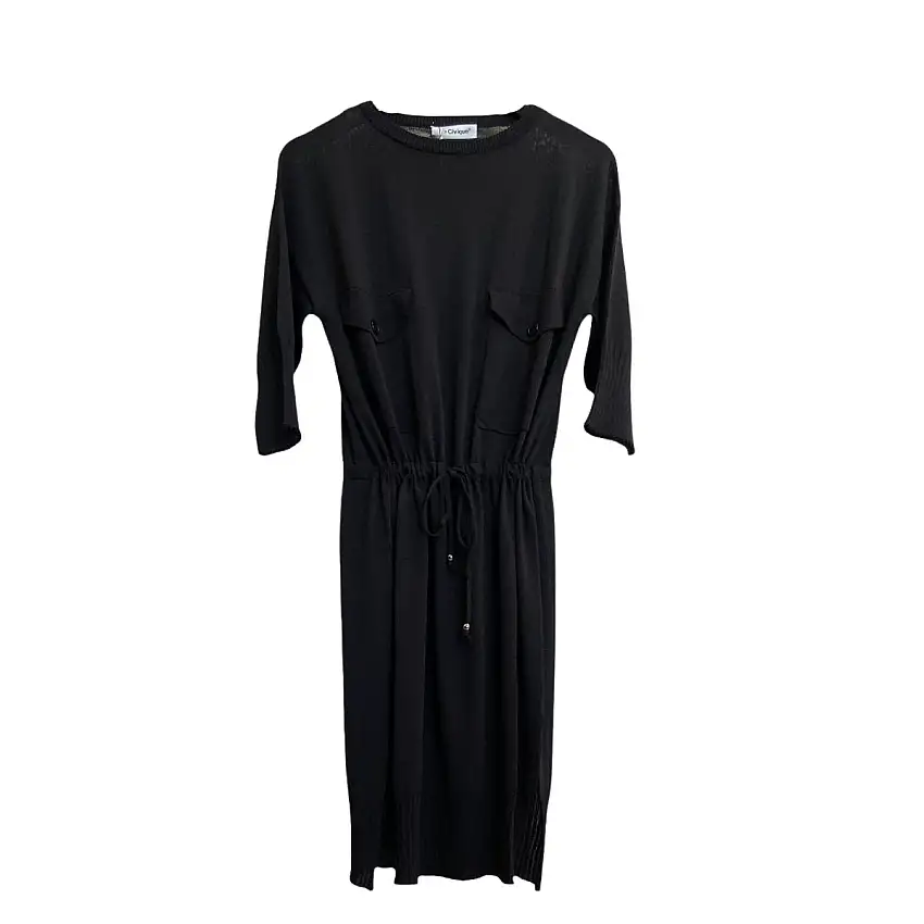 Abito Donna Midi con taschini frontali