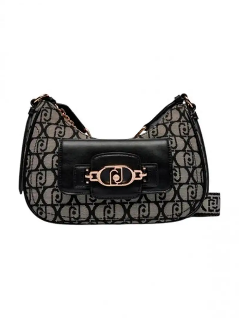 Crossbody Pakuna Nero tessuto