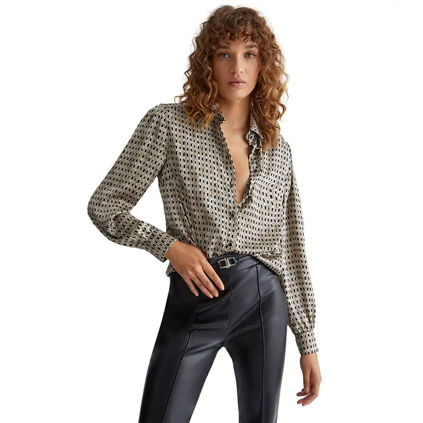 Camicia Donna in raso con fantasia