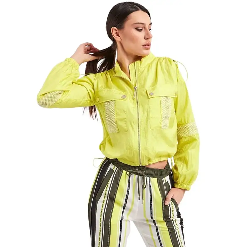 Giubbino Donna con tasche a rete