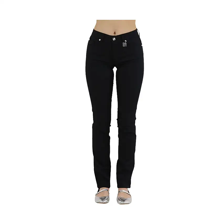 Jeans Donna con dettagli argento