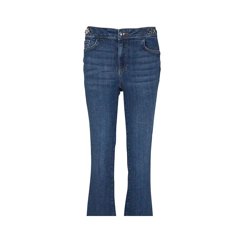 Jeans Donna con dettagli metallici