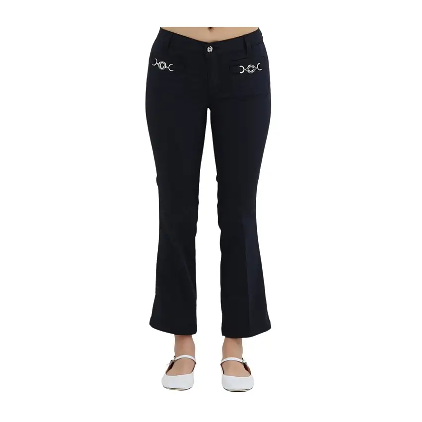 Pantalone Donna con dettaglio metallico