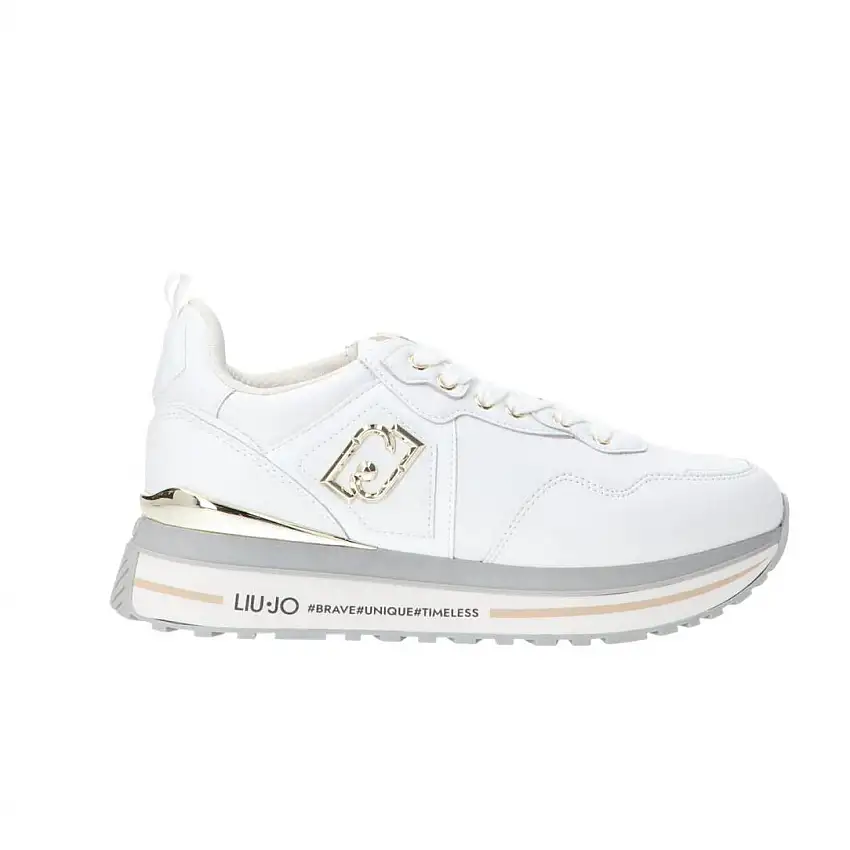 Maxi wonder 01 calf platform Bianco