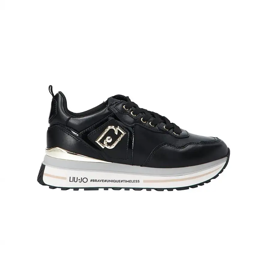 Maxi wonder 01 calf platform Nero