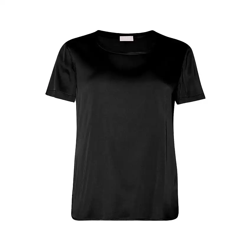 T-shirt Donna in raso con spacchetti