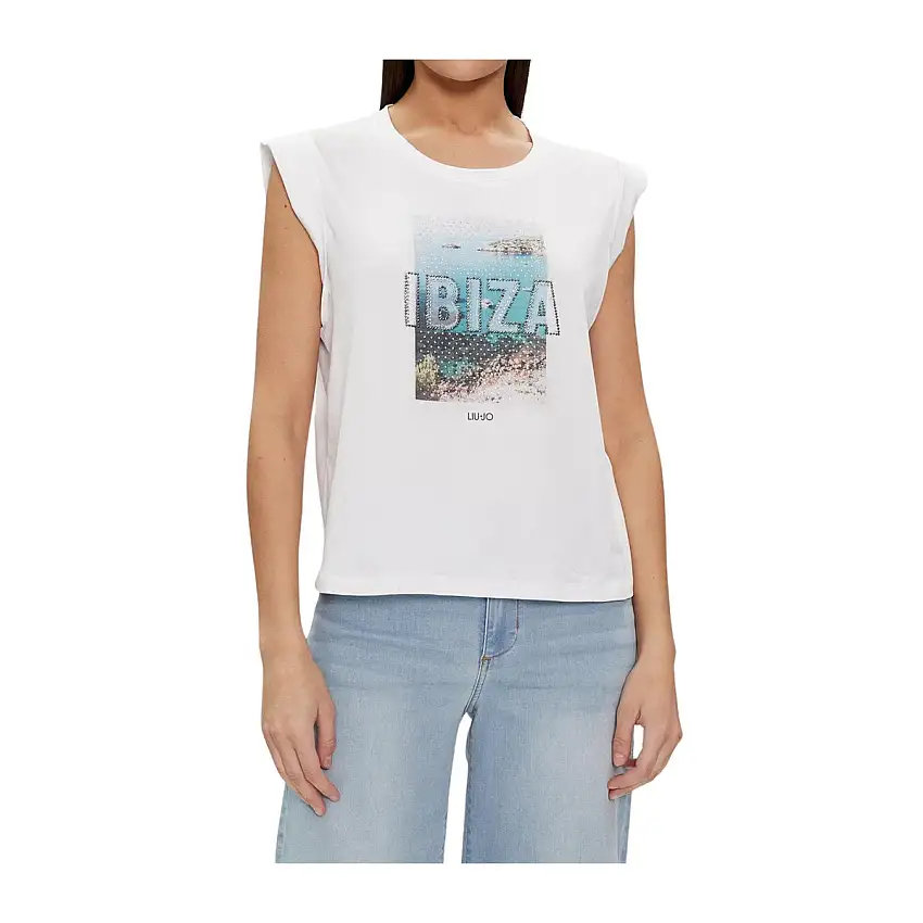 T-shirt Donna stampa Ibiza frontale