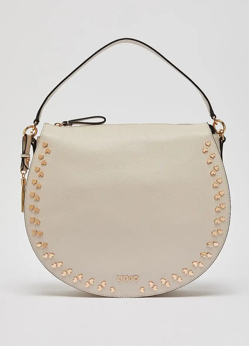 Borsa Donna a mano tonda con borchie