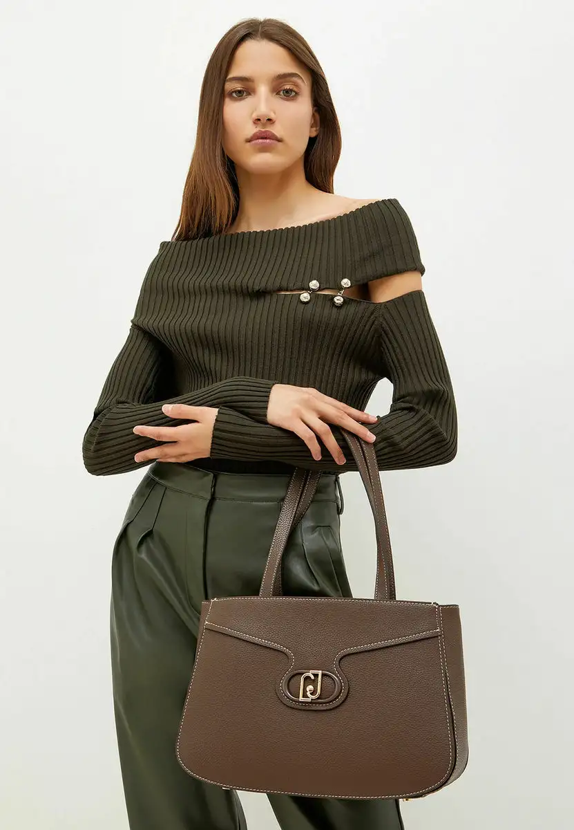 Borsa Shopping ecosostenibile tripla zip