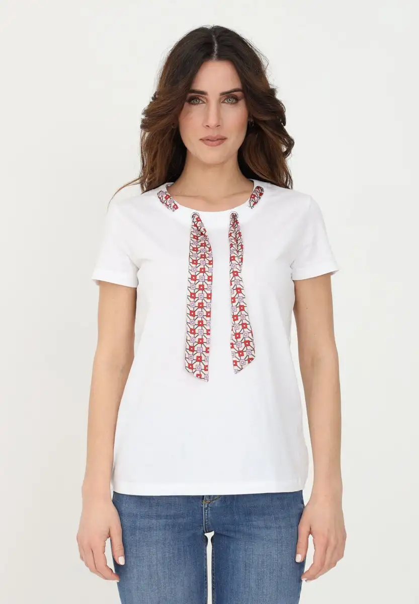 T-shirt Donna con cravattino
