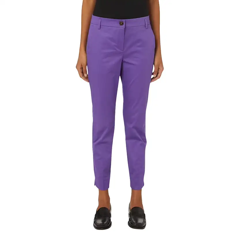 Pantalone Donna regolare in raso di cotone