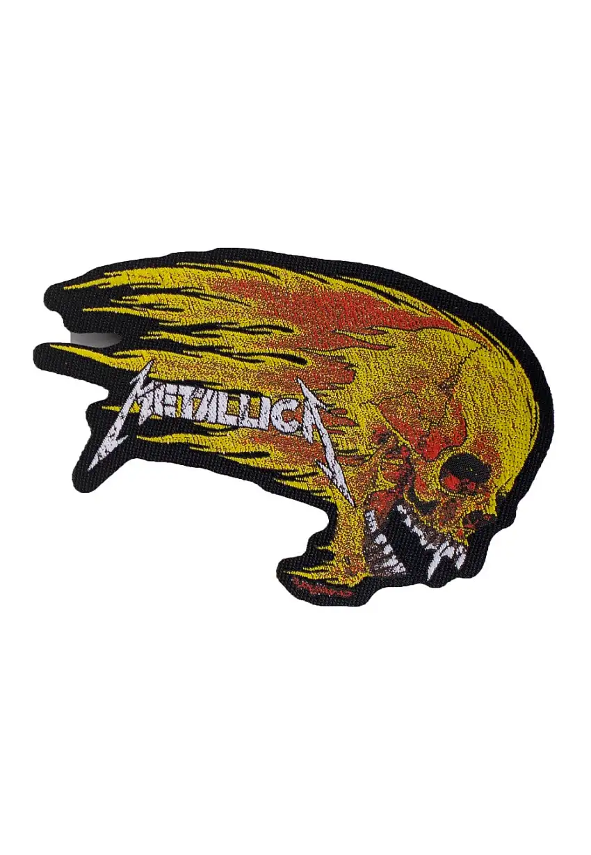 Metallica - Flaming Skull Cut Out - Toppa