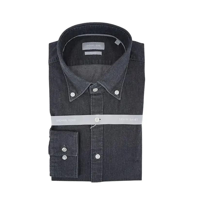 Camicia Uomo Denim in puro cotone