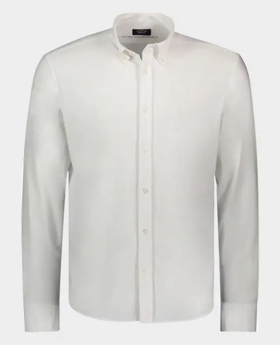 Camicia Uomo button down tessuto tecnico