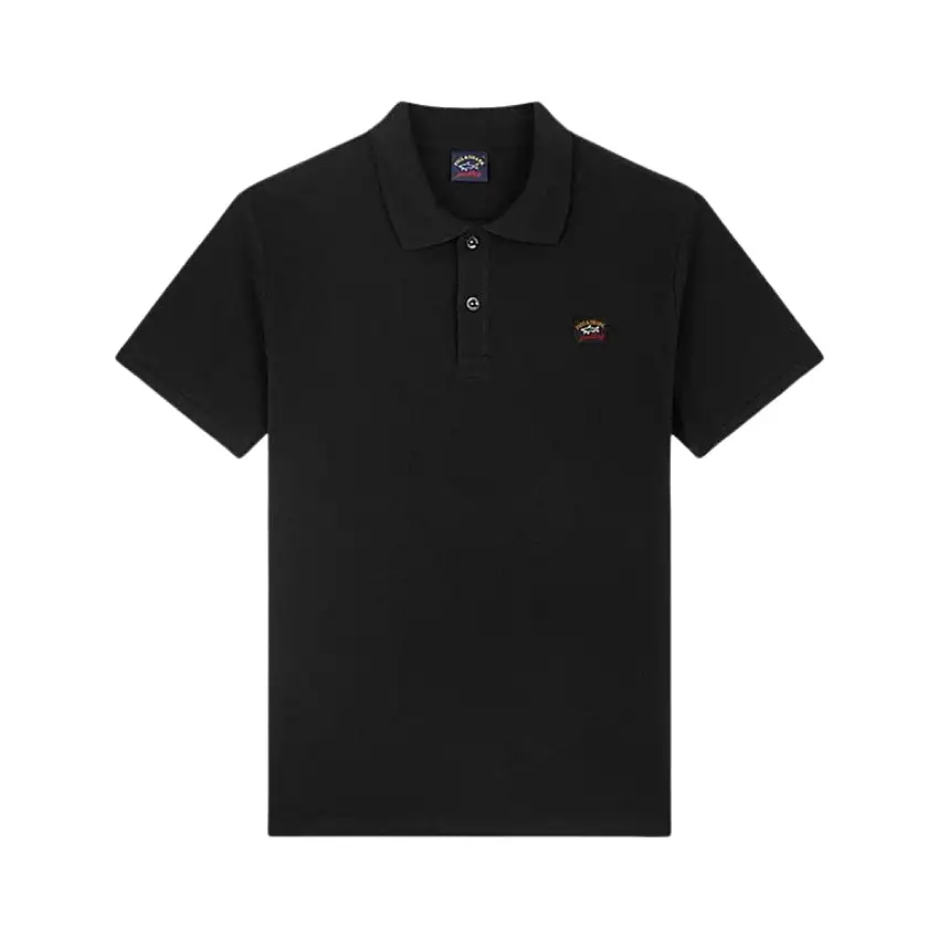 Polo Uomo in cotone piqué con badge