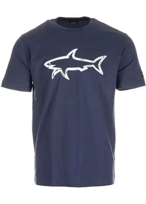 T-shirt Uomo disegno squalo