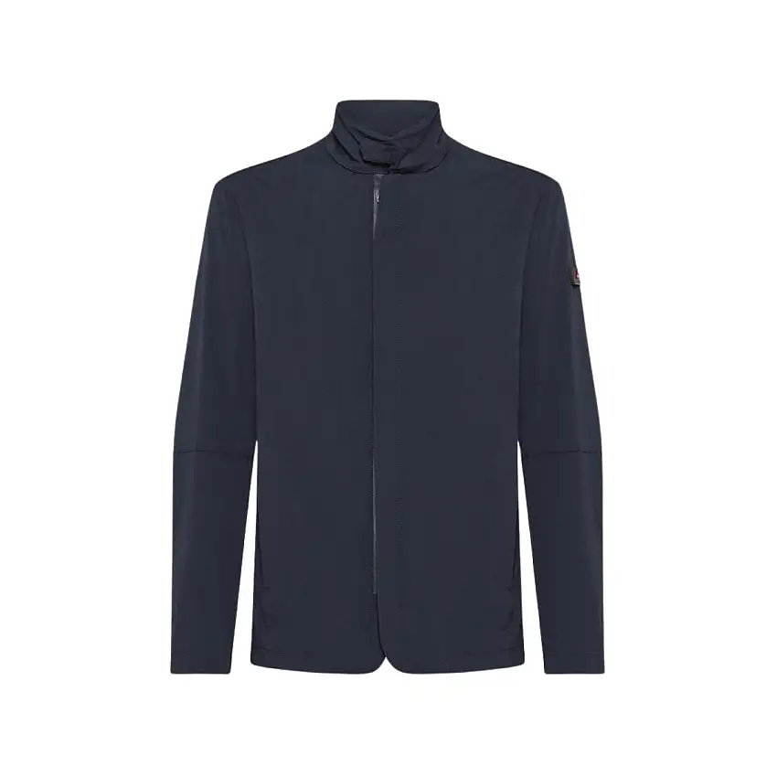 Giacca Uomo liscio in tela di nylon ed elastan